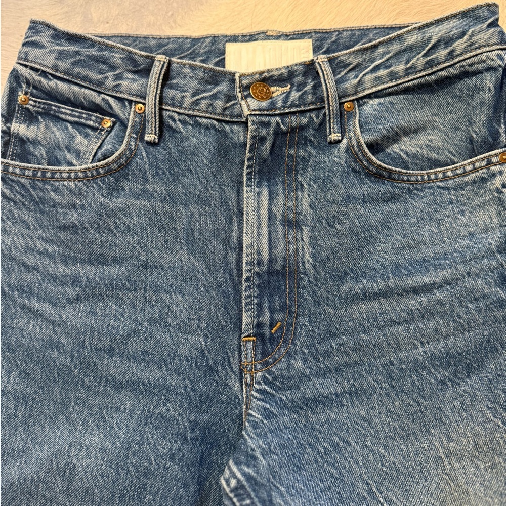 MOTHER Light Blue Flare Jeans - Picture 9 of 11